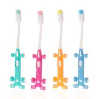 Custom F1 shape youth nice ortodontic plastic toothbrush